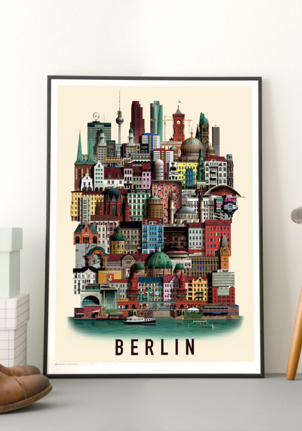 Berlin poster by Martin Schwartz