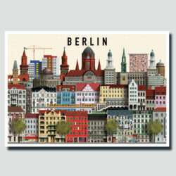 Berlin postcard by Martin Schwartz