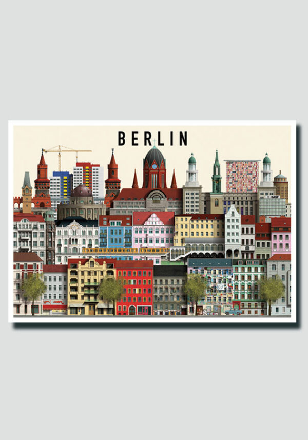 Berlin postcard by Martin Schwartz