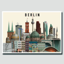 Berlin postcard by Martin Schwartz