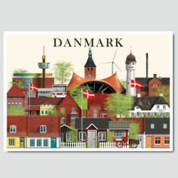 Danmark card by Martin Schwartz