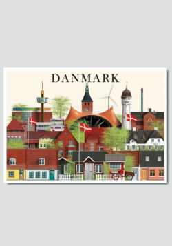 Danmark card by Martin Schwartz