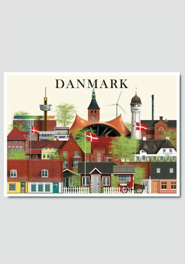 Danmark card by Martin Schwartz