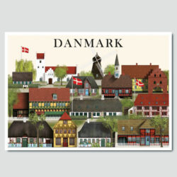 Danmark card by Martin Schwartz