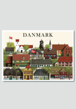 Danmark card by Martin Schwartz