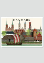 Danmark card by Martin Schwartz