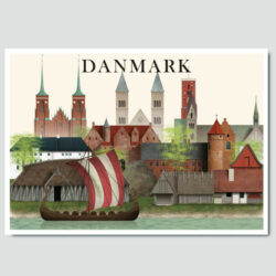 Danmark card by Martin Schwartz