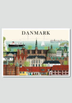 Danmark card by Martin Schwartz