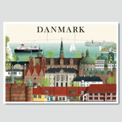 Danmark card by Martin Schwartz