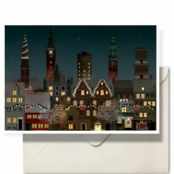 Christmas in Copenhagen by Danish illustrator Martin Schwartz