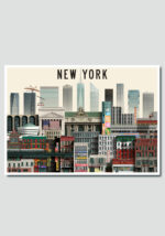 New York card by Martin Schwartz