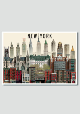 New York Card by Martin Schwartz