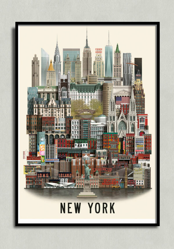 New York poster, New York plakat, New York print