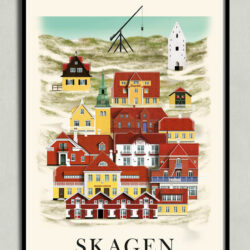 skagen plakat, skagen poster, skagen print