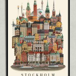stockholm poster, stockholm plakat, stockholm affisch, stockholm print