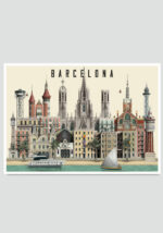 Barcelona card by Martin Schwartz