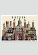 Barcelona card by Martin Schwartz