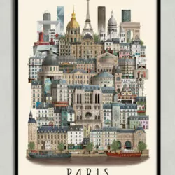 paris poster by Martin Schwartz