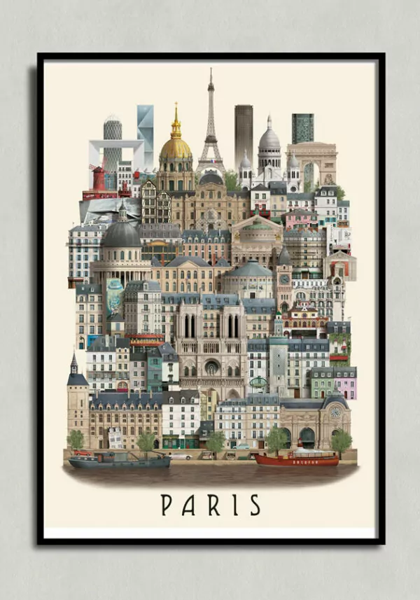 paris poster by Martin Schwartz