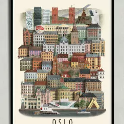 oslo poster by Martin Schwartz