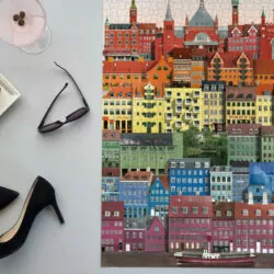 Copenhagen rainbow Jigsaw puzzle (1000 pieces) - Image 2