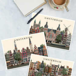 Amsterdam postcards by Martin Schwartz