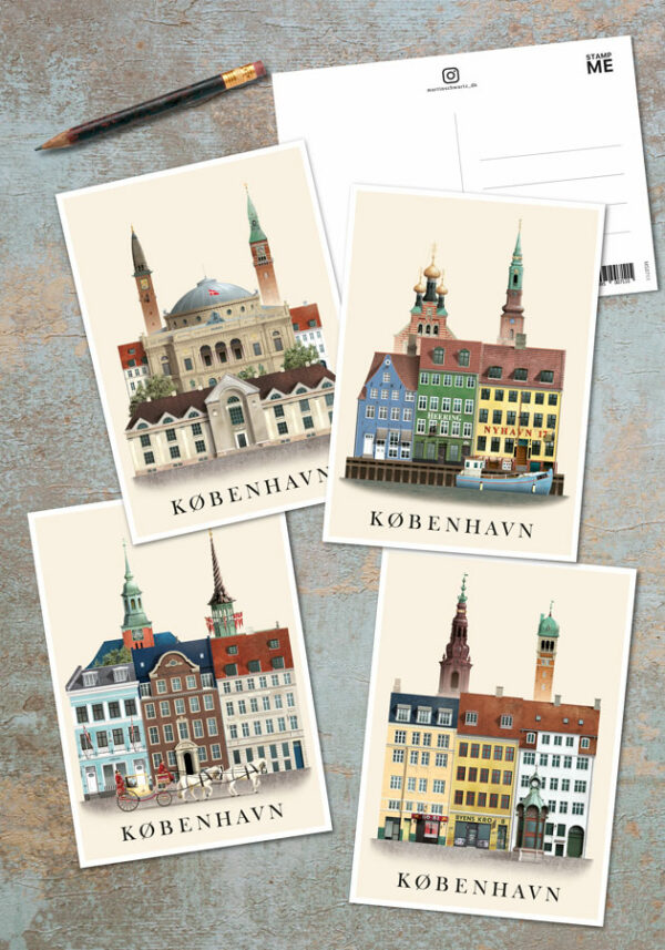 København postkort XII (A6) - Image 3