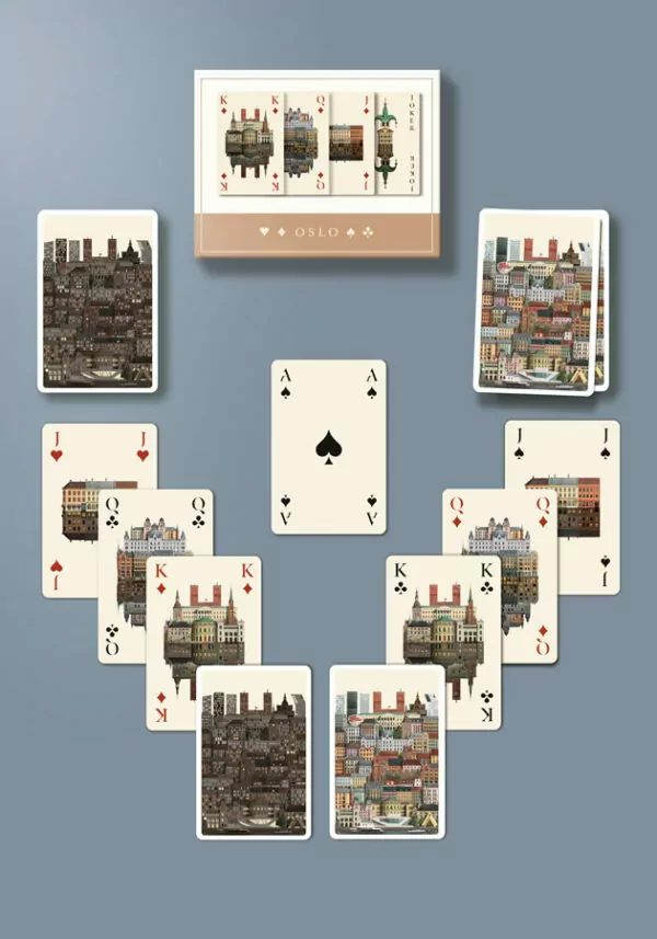 Oslo Playing Cards Gift box with 2 decks - Image 2