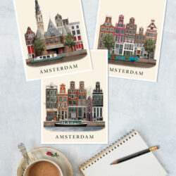 Amsterdam postcards by Martin Schwartz
