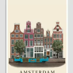 Amsterdam postcard by Martin Schwartz