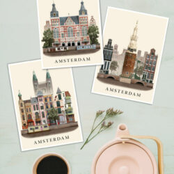 Amsterdam postcards by Martin Schwartz