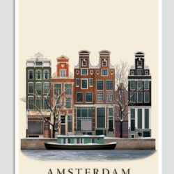 Amsterdam postcard by Martin Schwartz