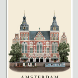 Amsterdam postcard by Martin Schwartz