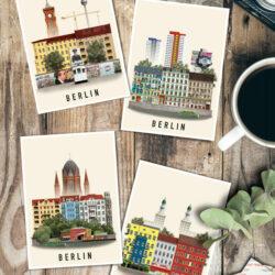 Berlin postcards by Martin Schwartz