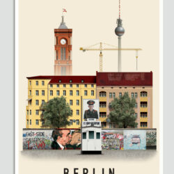 Berlin postcard by Martin Schwartz