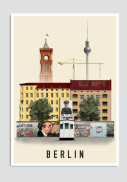 Berlin postcard by Martin Schwartz