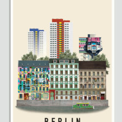 Berlin postcard by Martin Schwartz
