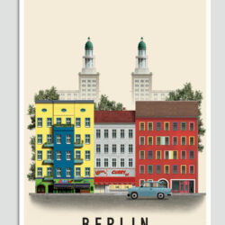 Berlin postcard by Martin Schwartz