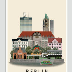 Berlin postcard by Martin Schwartz