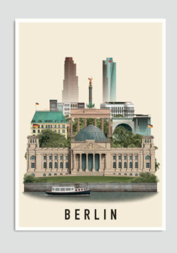 Berlin postcard by Martin Schwartz