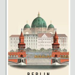 Berlin postcard by Martin Schwartz
