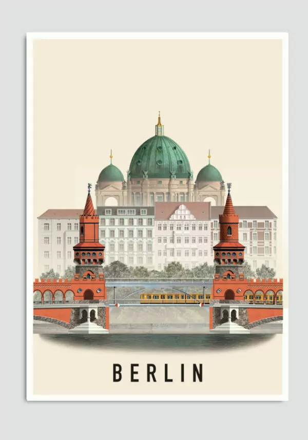 Berlin postcard by Martin Schwartz