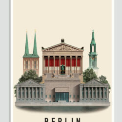 Berlin postcard by Martin Schwartz