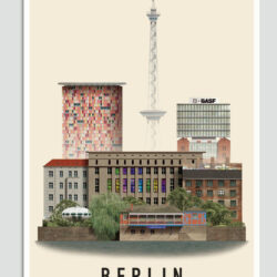 Berlin postcard by Martin Schwartz