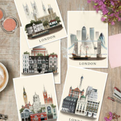 London postcards by Martin Schwartz