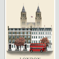 London postcard by Martin Schwartz