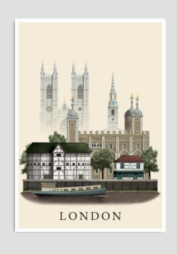 London postcard by Martin Schwartz