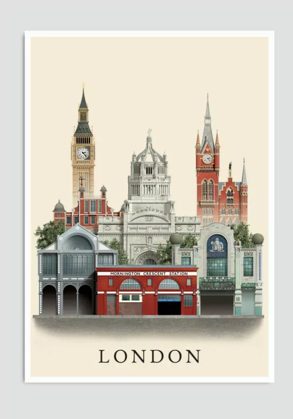 London postcard by Martin Schwartz