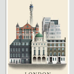 London postcard by Martin Schwartz