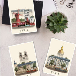 Paris postcards by Martin Schwartz